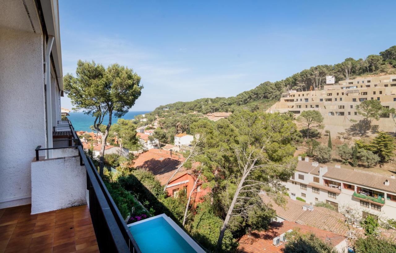La Vie En Rouge Sa Riera Duplex, Private Parking Apartman Begur Kültér fotó